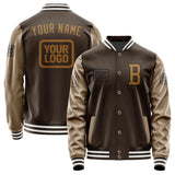 Custom Brown Khaki Jacket