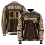 Custom Brown Khaki Jacket