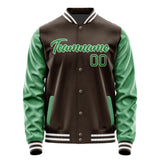 Custom Brown Emerald Green Jacket JA0101240118B21824
