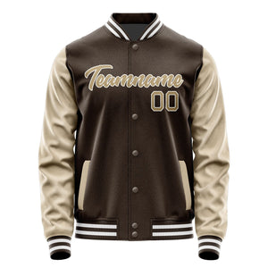 Custom Brown Light Khaki Jacket JA0101250118B21825