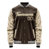 Custom Brown Light Khaki Jacket JA0101250118B21825