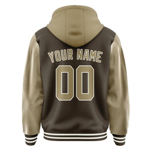 Custom Brown Light Khaki Jacket