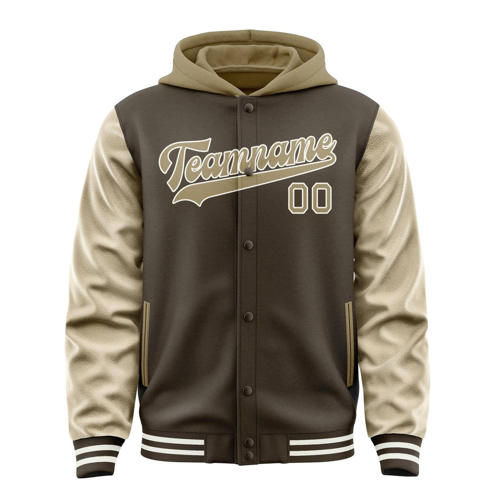Custom Brown Light Khaki Jacket