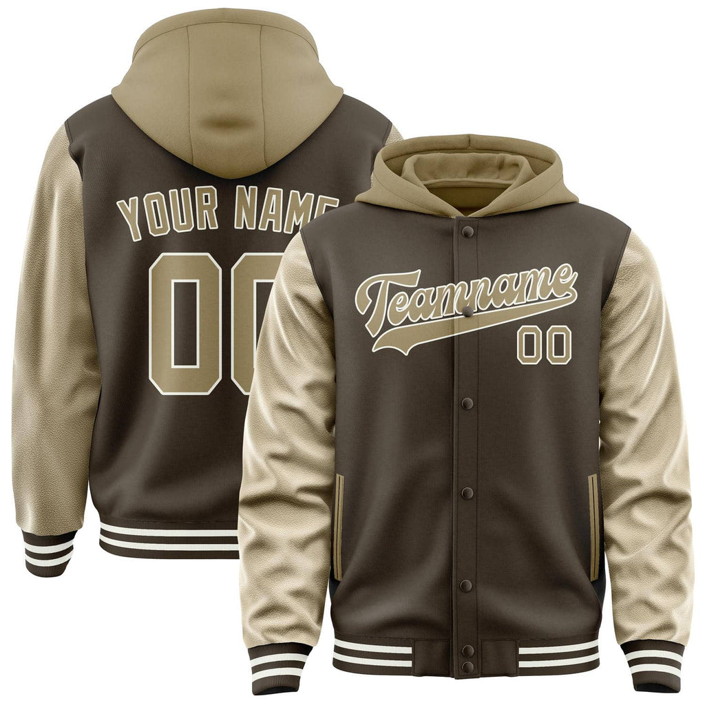 Custom Brown Light Khaki Jacket