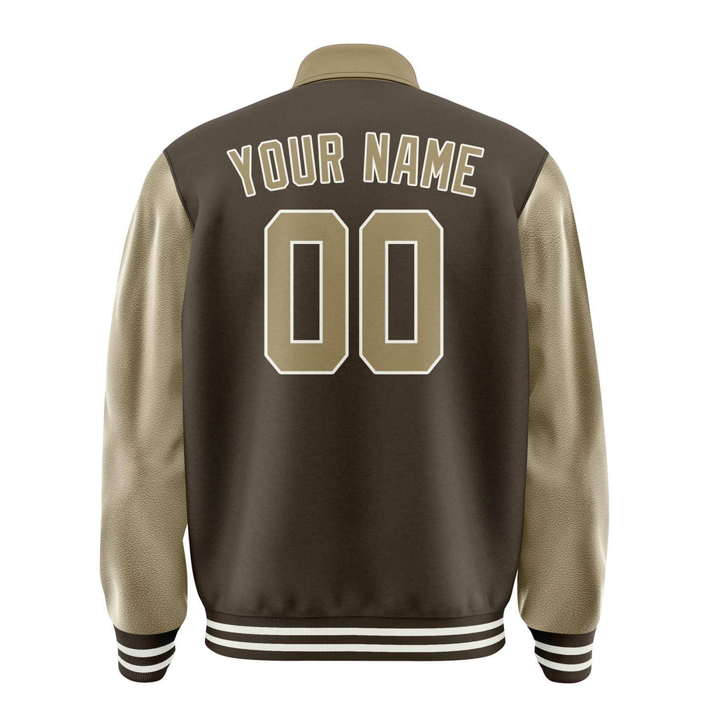 Custom Brown Light Khaki Jacket