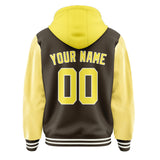 Custom Brown Light Yellow Jacket