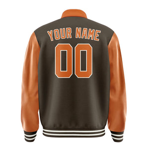 Custom Brown Orange Jacket