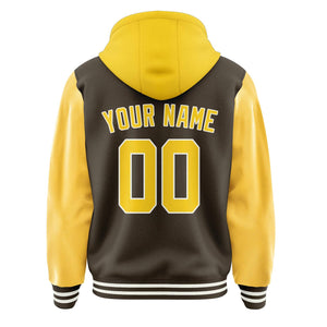 Custom Brown Gold Jacket