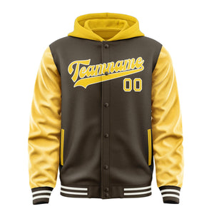Custom Brown Gold Jacket