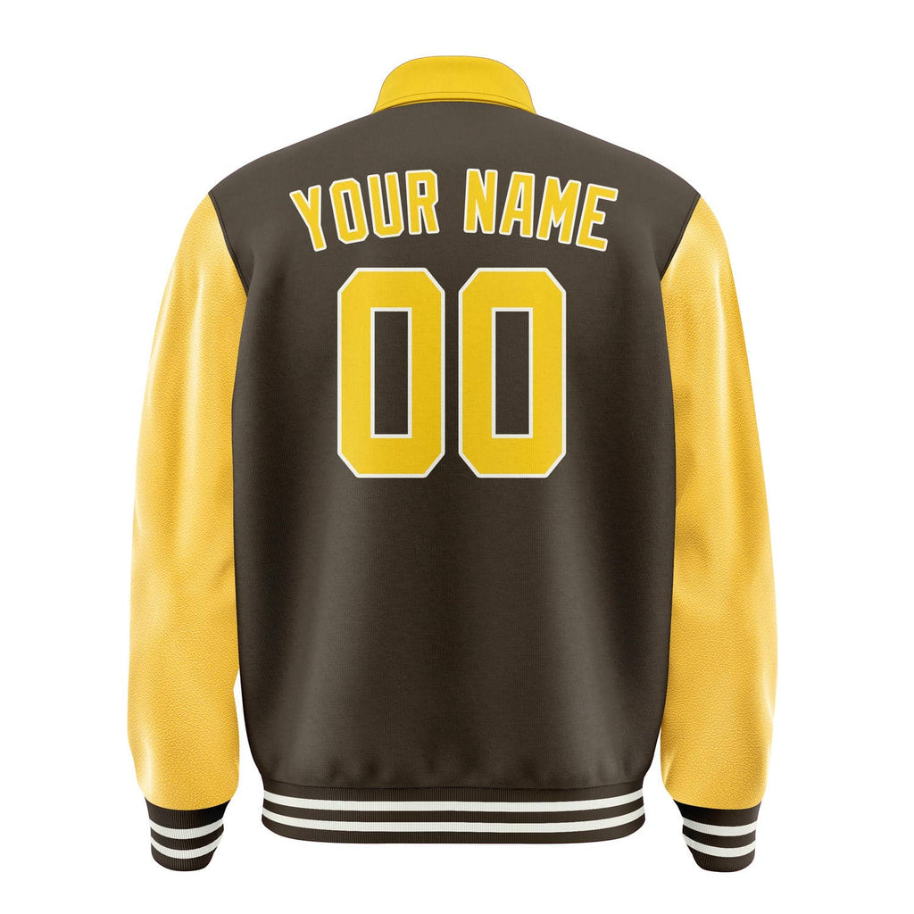 Custom Brown Gold Jacket