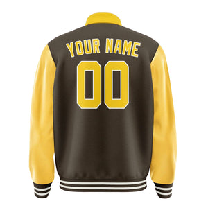 Custom Brown Gold Jacket