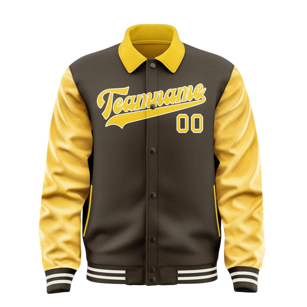 Custom Brown Gold Jacket