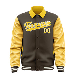 Custom Brown Gold Jacket