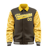 Custom Brown Gold Jacket