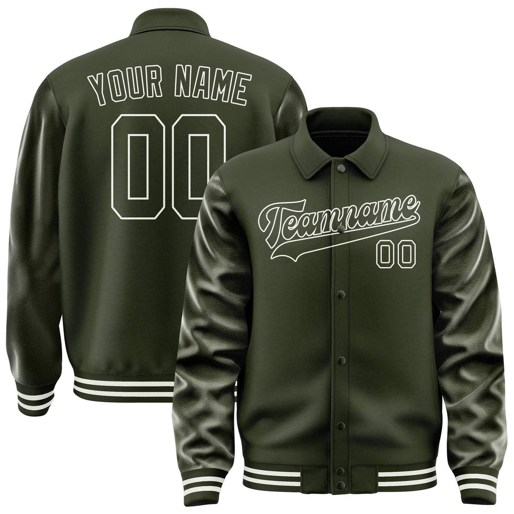 Custom Olive Olive Jacket