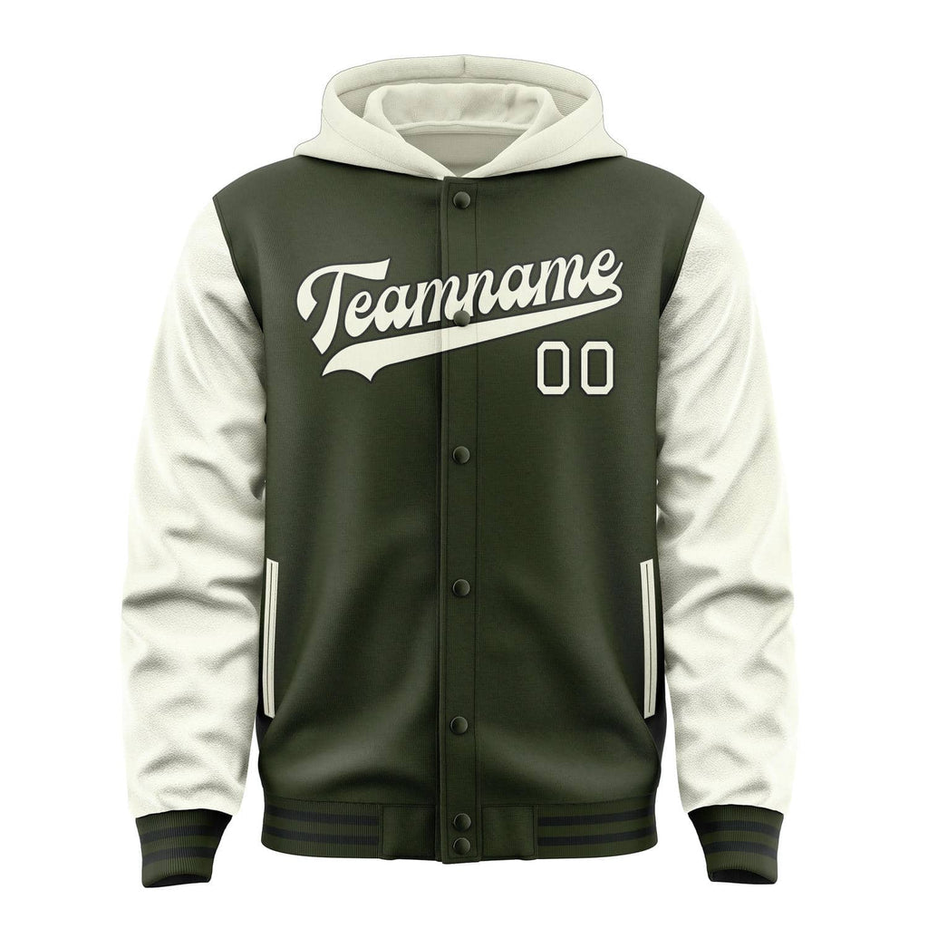 Custom Olive Cream Jacket