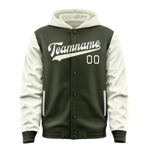 Custom Olive Cream Jacket