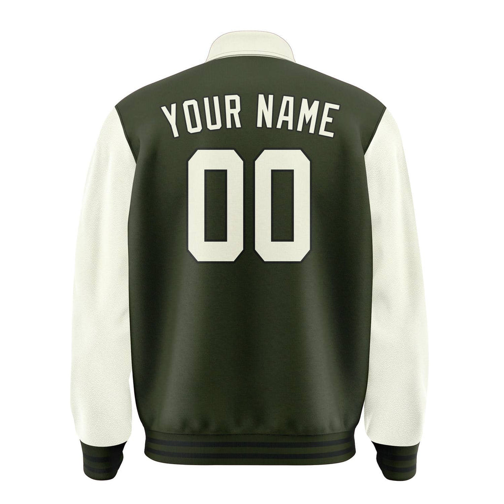 Custom Olive Cream Jacket