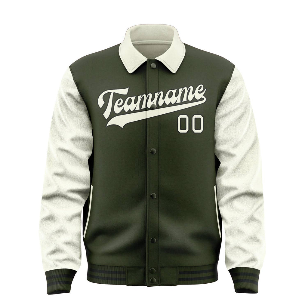 Custom Olive Cream Jacket
