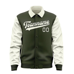 Custom Olive Cream Jacket