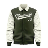 Custom Olive Cream Jacket