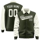 Custom Olive Cream Jacket