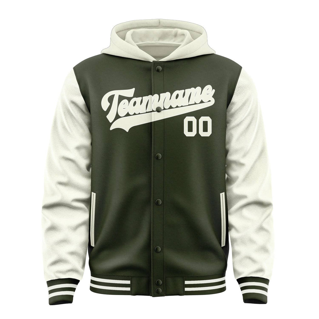 Custom Olive Cream Jacket