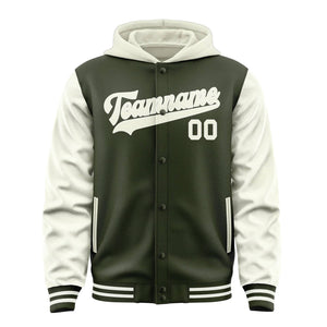 Custom Olive Cream Jacket