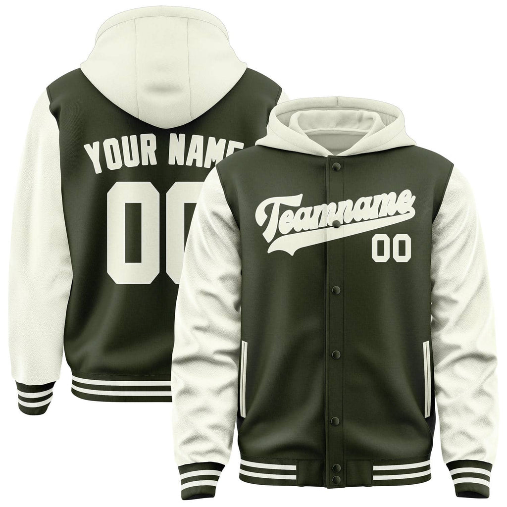Custom Olive Cream Jacket