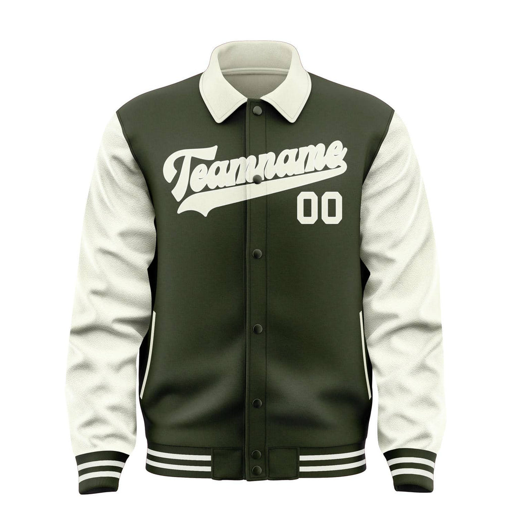 Custom Olive Cream Jacket