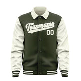 Custom Olive Cream Jacket