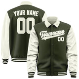 Custom Olive Cream Jacket