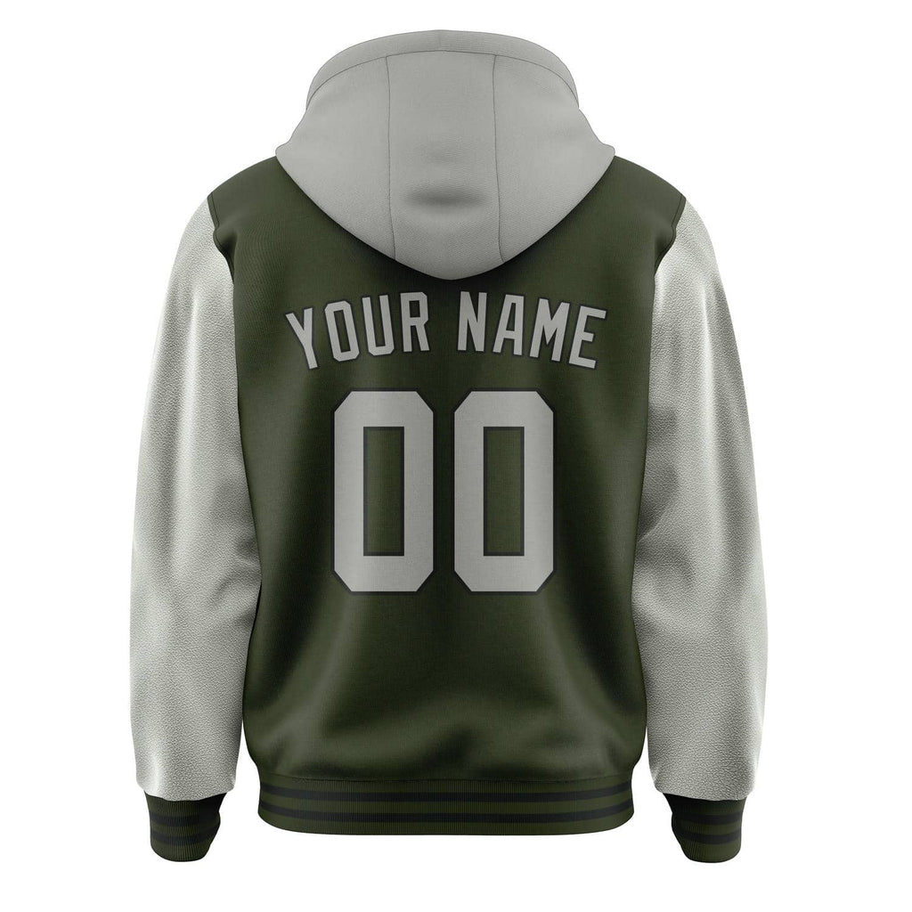 Custom Olive Gray Jacket