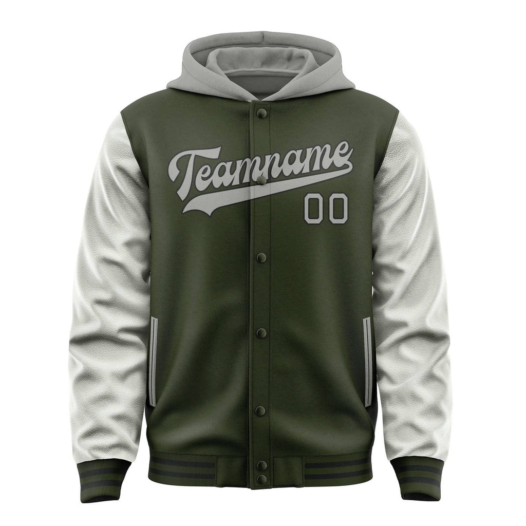 Custom Olive Gray Jacket