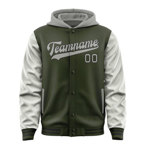Custom Olive Gray Jacket