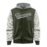 Custom Olive Gray Jacket