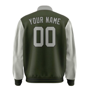 Custom Olive Gray Jacket