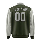 Custom Olive Gray Jacket