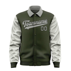 Custom Olive Gray Jacket