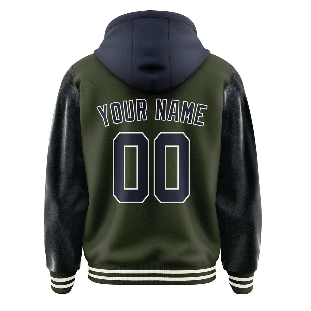 Custom Olive Navy Jacket