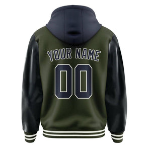 Custom Olive Navy Jacket