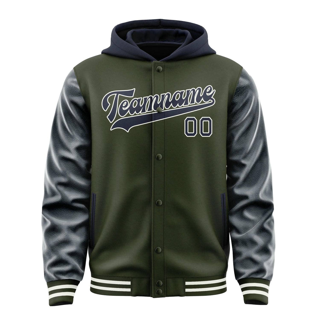 Custom Olive Navy Jacket