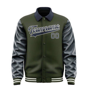 Custom Olive Navy Jacket
