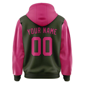Custom Olive Pink Jacket