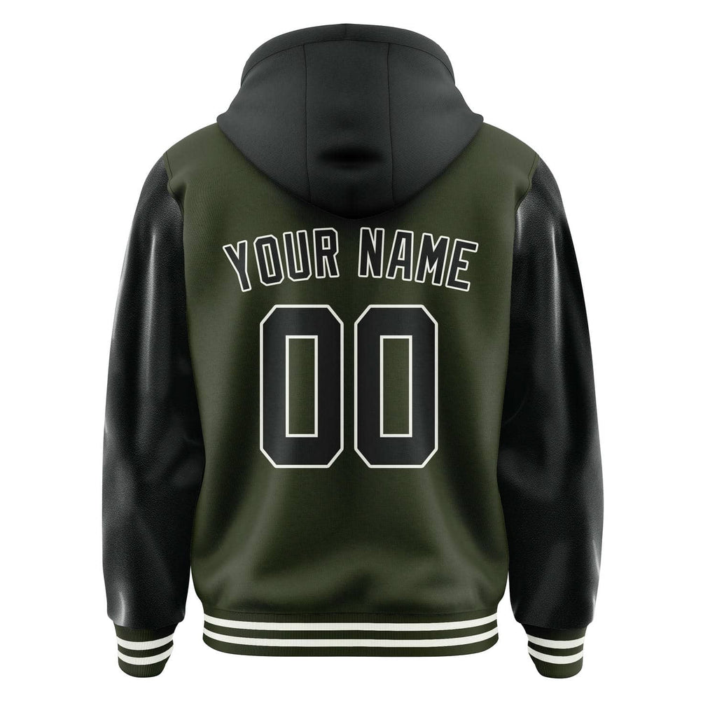 Custom Olive Black Jacket