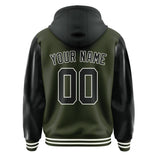 Custom Olive Black Jacket