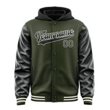 Custom Olive Black Jacket