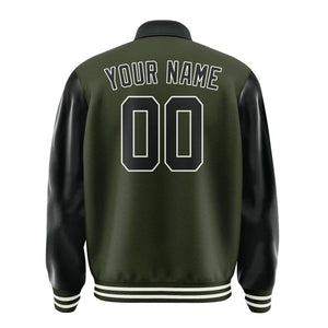 Custom Olive Black Jacket