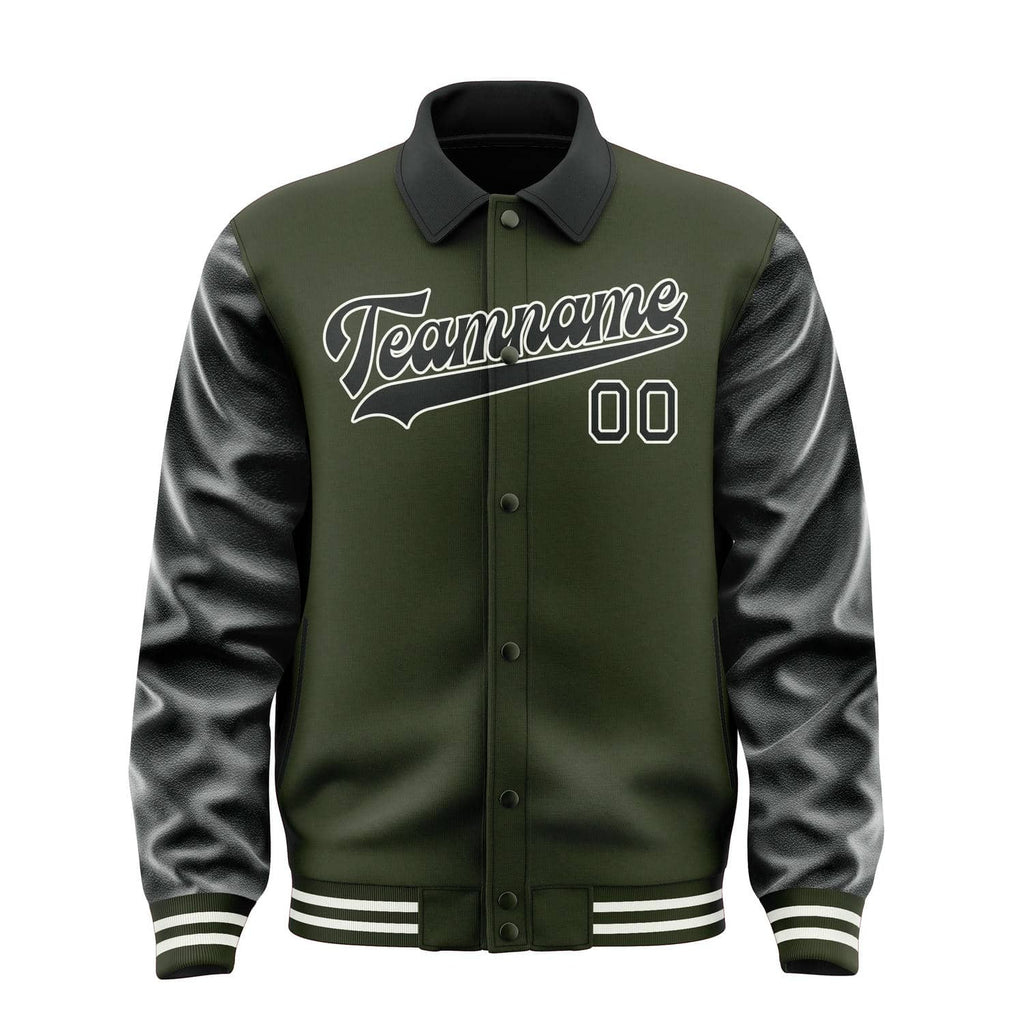 Custom Olive Black Jacket