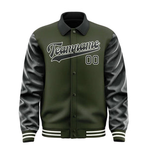 Custom Olive Black Jacket
